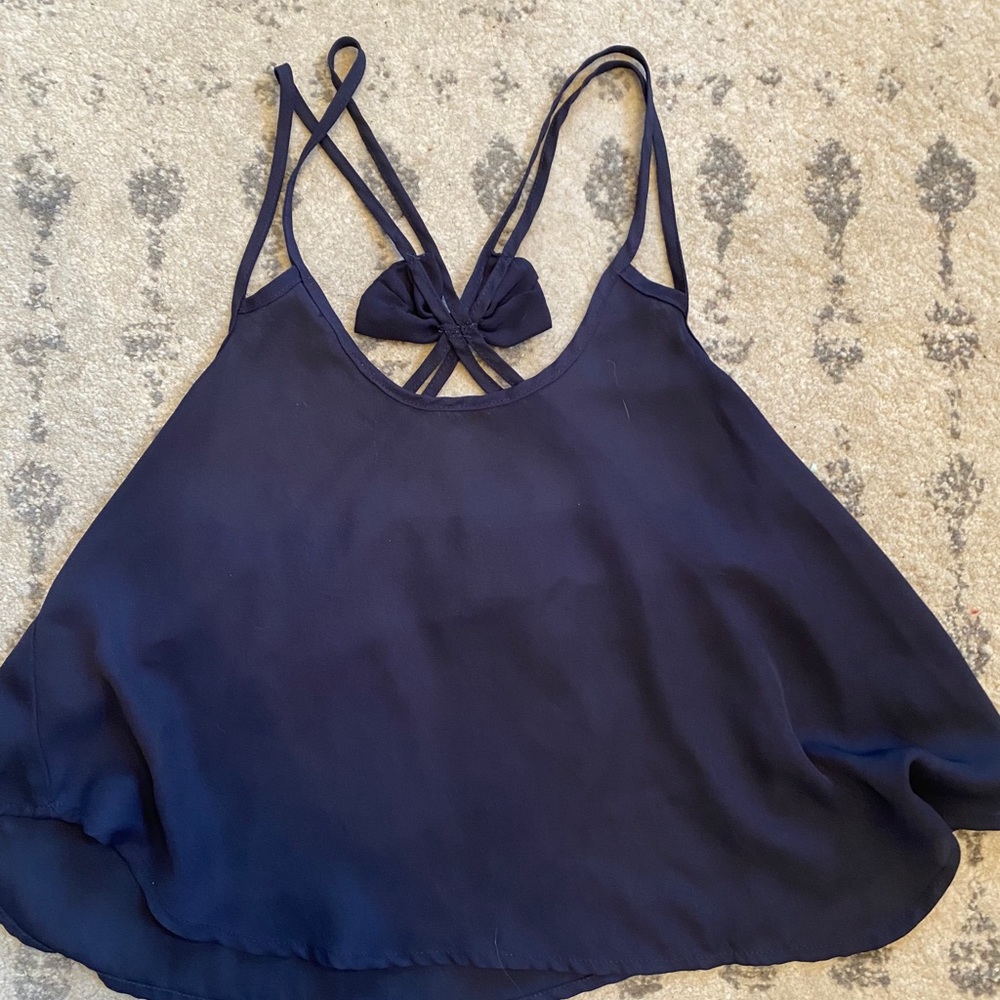 Rue21 Flare Cropped Tank w/ Bow